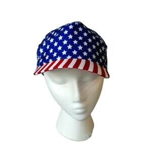 Stars & Stripes Flag Patriotic Baseball Cap Snapback - NWT